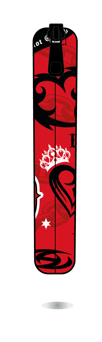 Funda Kobo ATEEZ BAD roja, vista lateral.