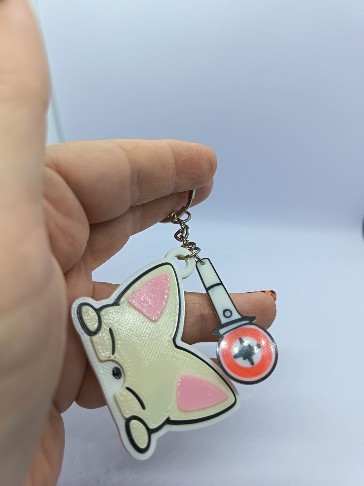 Llavero Stray Kids I.N con charm lightstick
