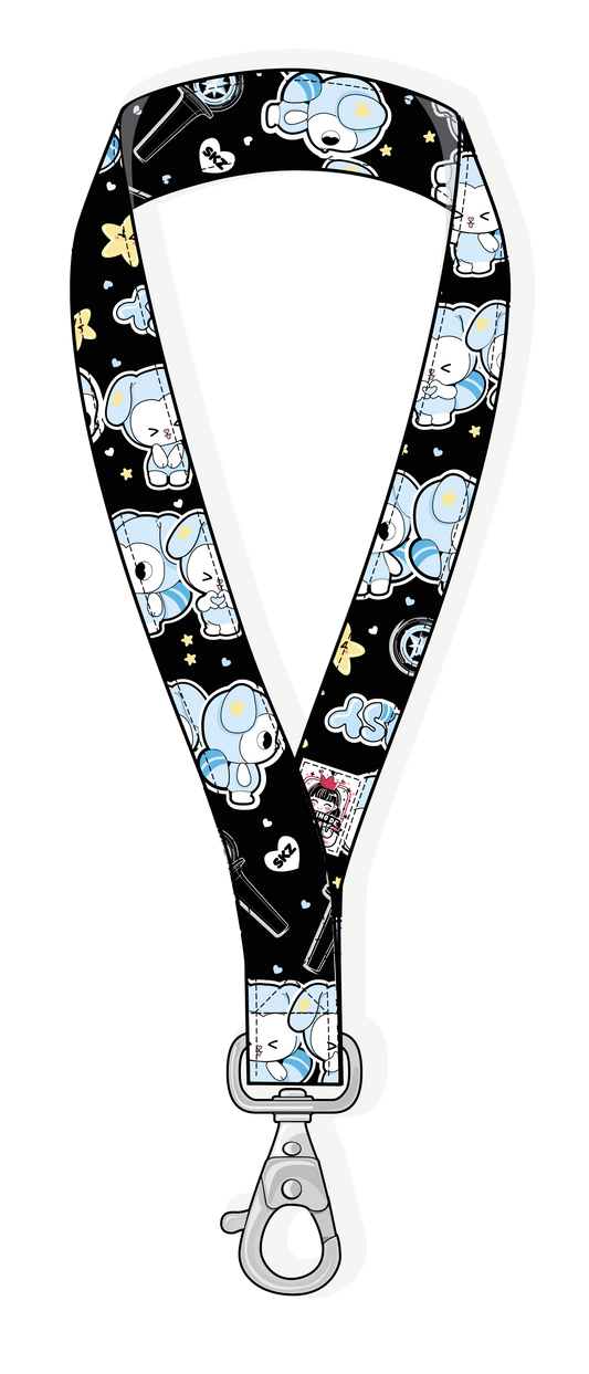 Lanyard Stray Kids STAY Tasy negro XL vista collar