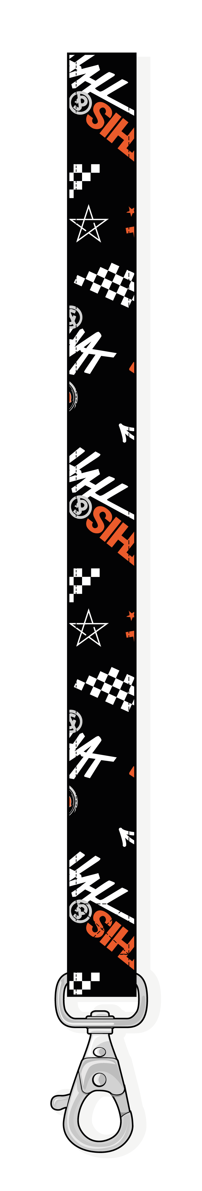 Lanyard Stray Kids STAY urbano Negro This and That vista frontal