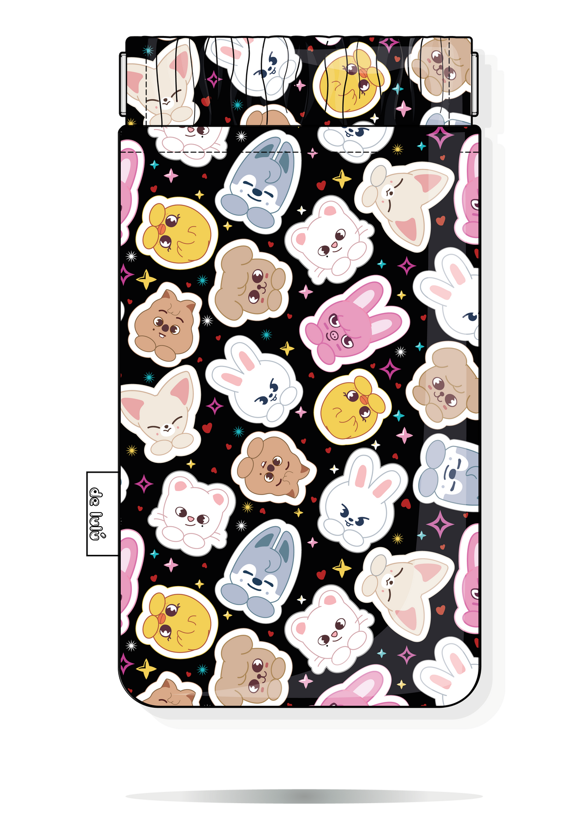 Funda handmade para gafas Skzoo Chibi Stray Kids con estampado propio
