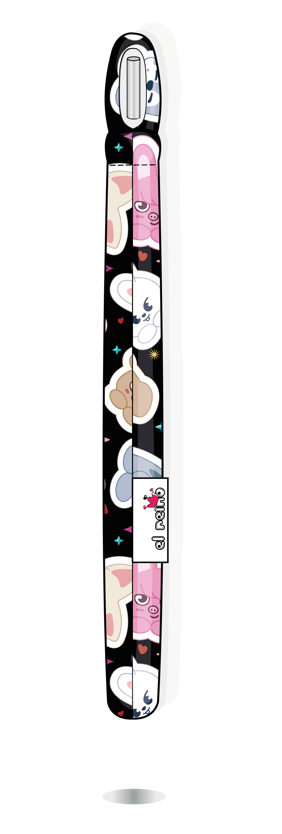 Funda de gafas print Skzoo Chibi de Stray Kids  fanart handmade
