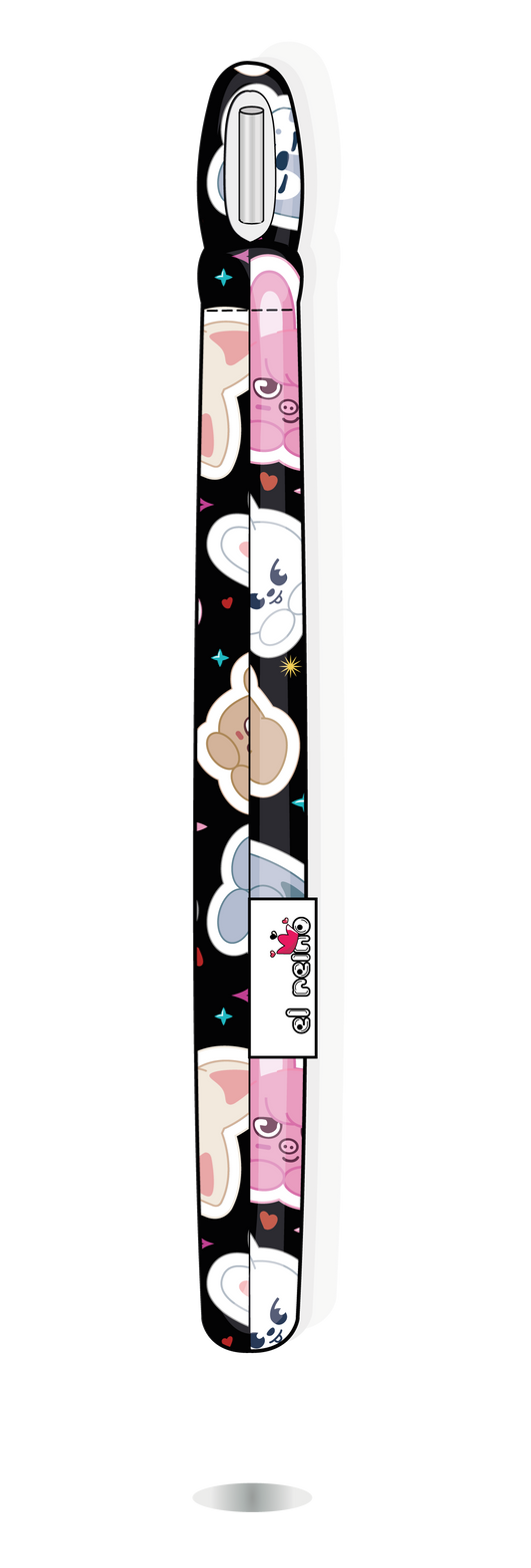 Funda de gafas print Skzoo Chibi de Stray Kids  fanart handmade