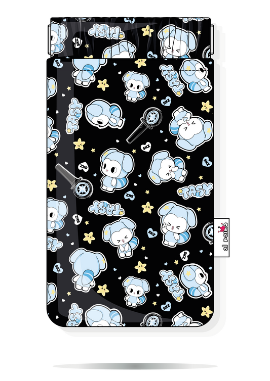 Funda para gafas TASY de Stray Kids negra – Handmade