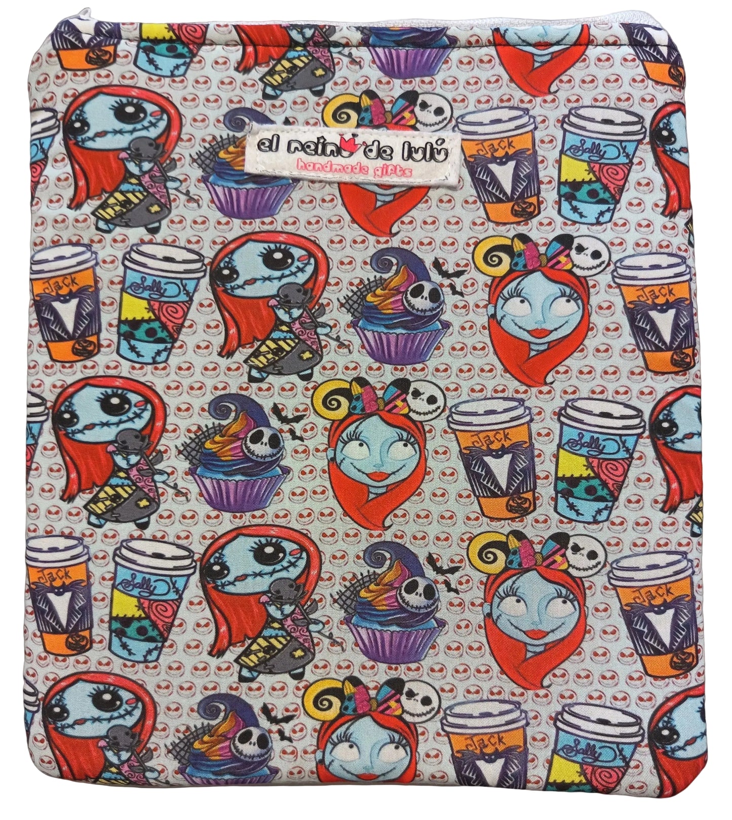 funda libro anime halloween handmade protector manga otaku acolchado