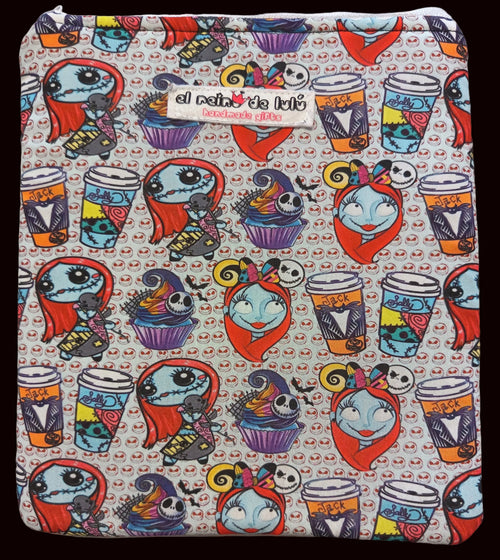 funda libro anime halloween handmade protector manga otaku acolchado