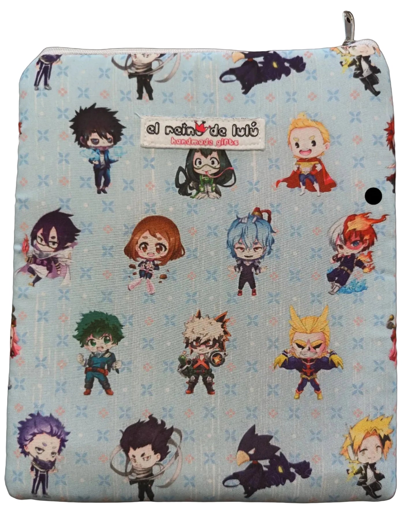 funda libro anime superheroes handmade protector manga