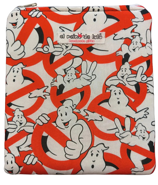 funda libro retro geek handmade protector manga acolchado