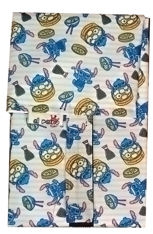 Roll&Bite Stitch Kawaii Food – Portabocadillos Reutilizable Handmade