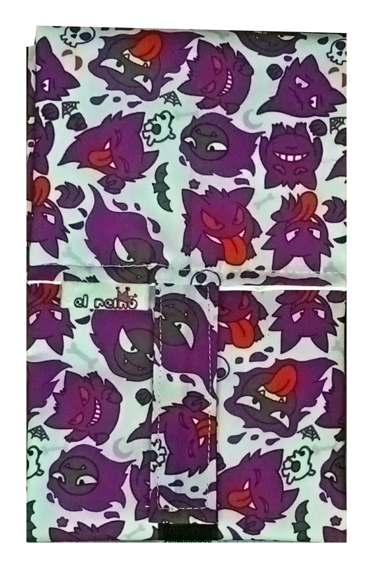 Roll&Bite Fantasmas Morados Kawaii – Portabocadillos reutilizable handmade