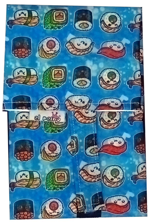 Roll&Bite Sushi Kawaii – Portabocadillos reutilizable handmade