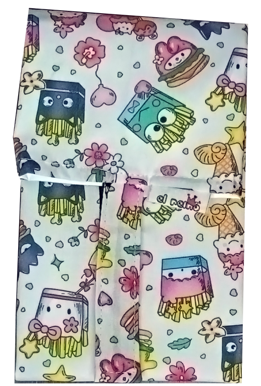 Roll&Bite Fast Food Kawaii – Portabocadillos reutilizable handmade