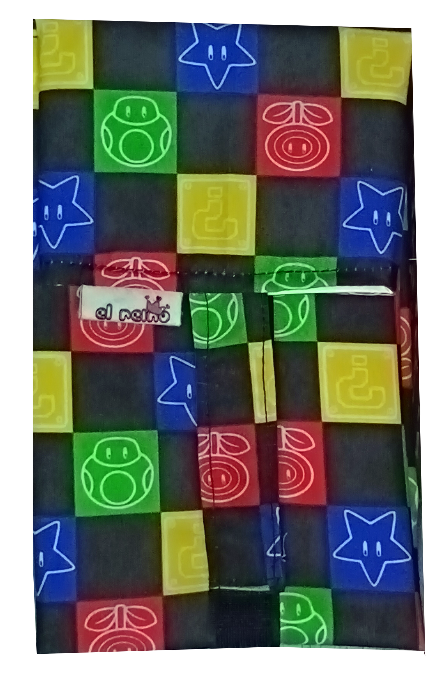 Roll&Bite Super Mario Videojuego Retro – Portabocadillos Reutilizable