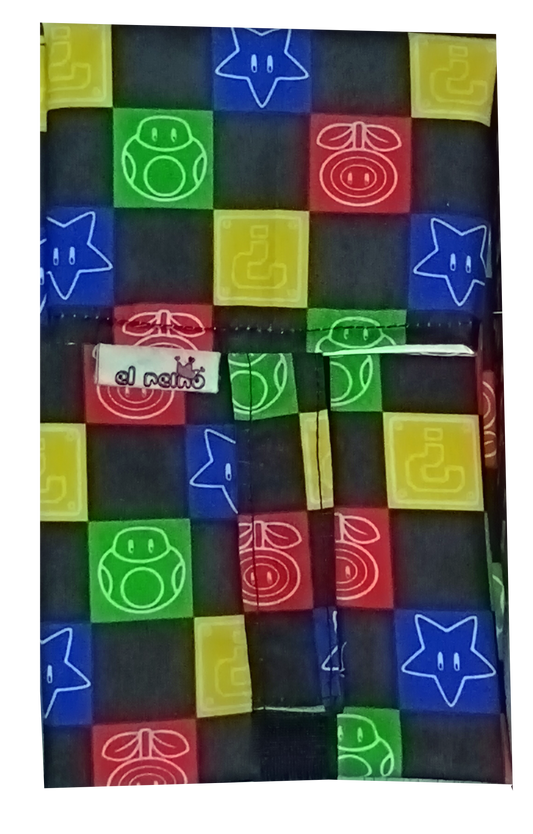 Roll&Bite Super Mario Videojuego Retro – Portabocadillos Reutilizable