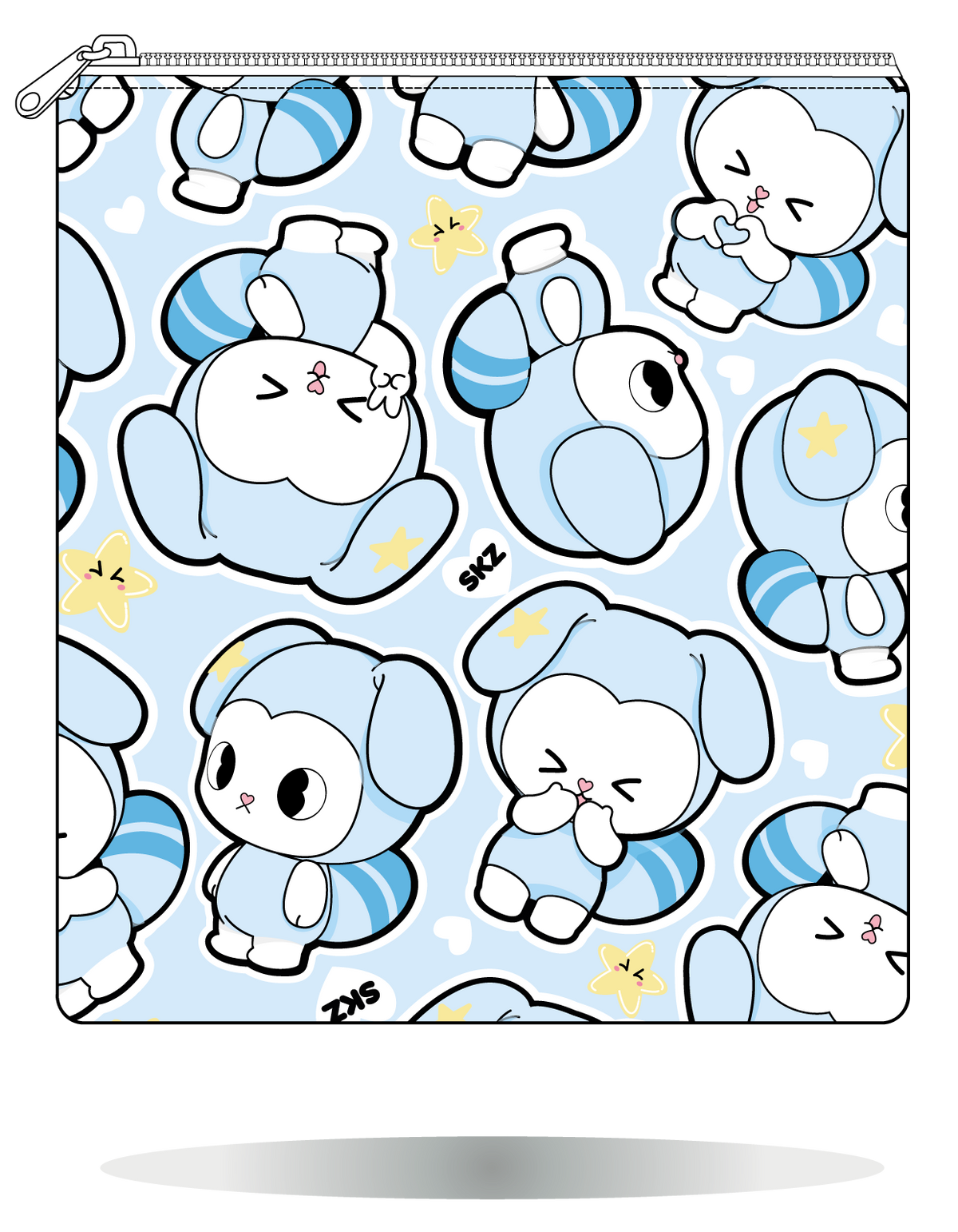 Funda para manga TASY chibi grandes azul de Stray Kids | Handmade