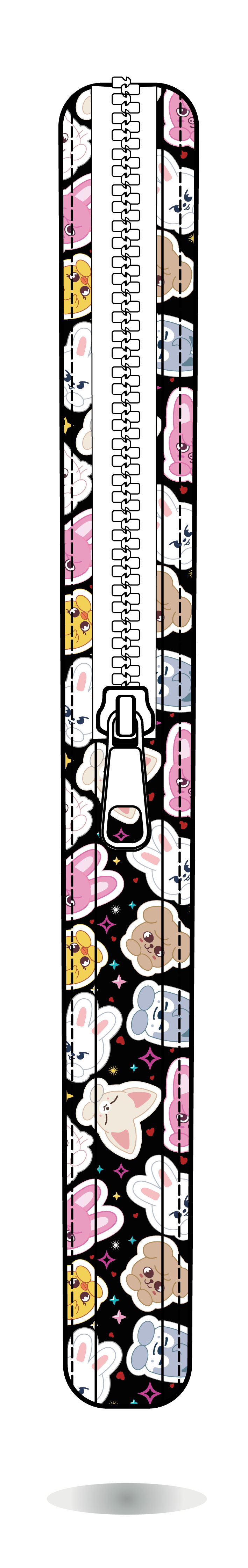 Funda para portátil SKZOO de Stray Kids negra, vista lateral