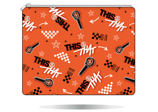Funda para tablet Stray Kids THIS & THAT naranja, vista frontal