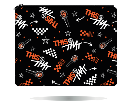 Funda para tablet Stray Kids THIS & THAT negra, vista frontal