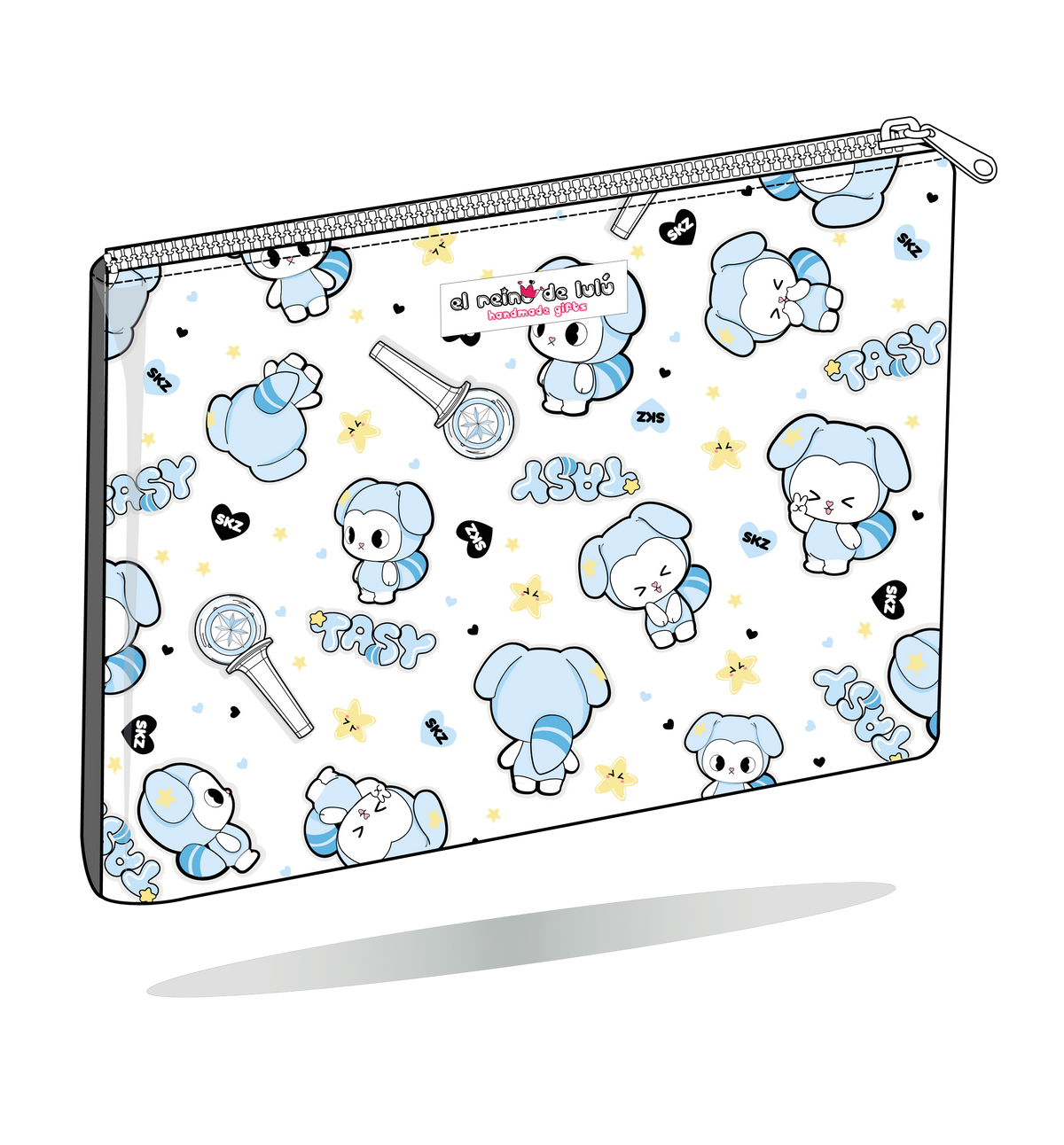 Funda para tablet TASY blanca de Stray Kids – Handmade