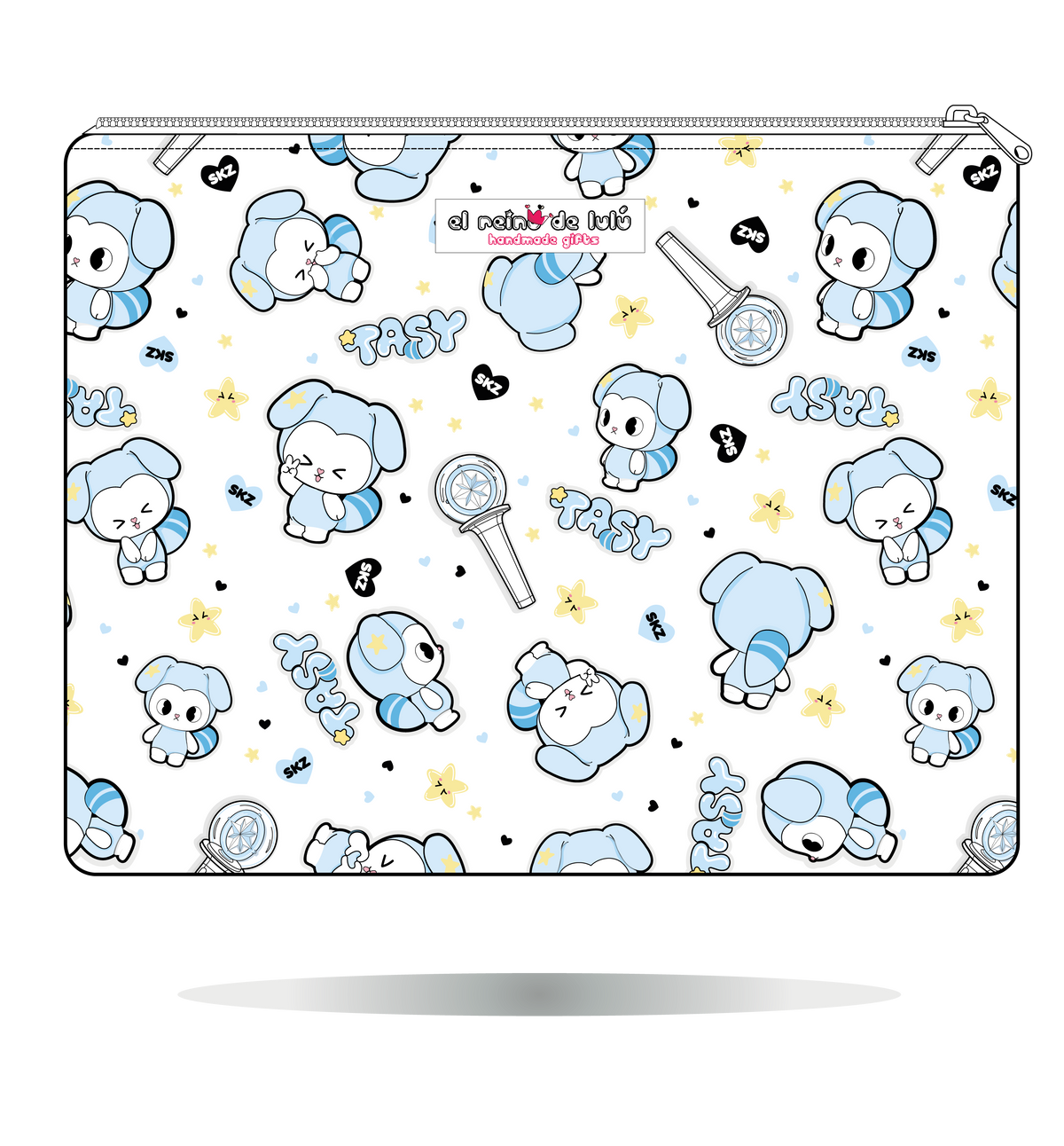 Funda para tablet TASY blanca de Stray Kids – Handmade