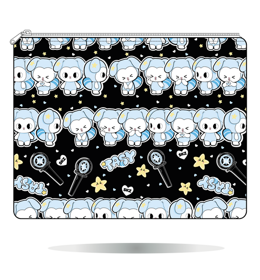 Funda para tablet TASY Chibi de Stray Kids, vista frontal