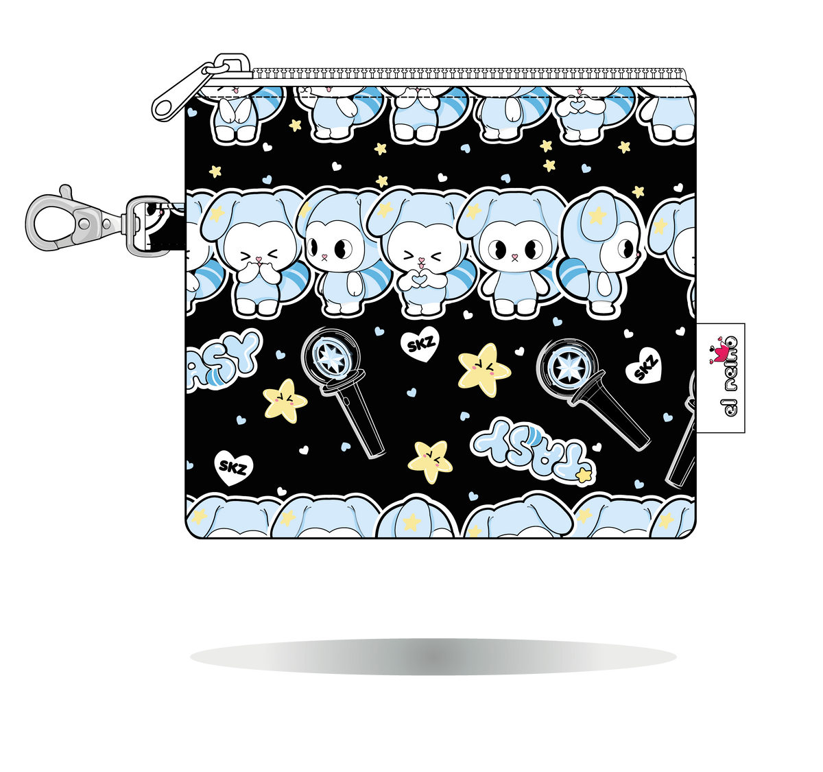 Monedero TASY de Stray Kids negro – Mini o Maxi