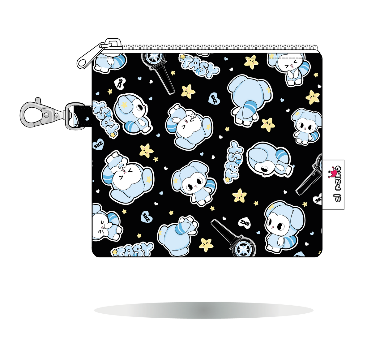 Monedero TASY de Stray Kids negro – Mini o Maxi